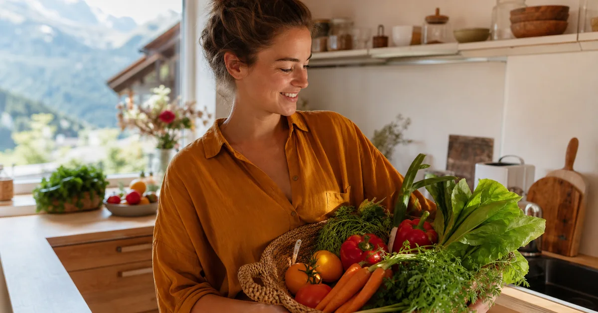 Frische Lebensmittel als natürliche Quellen für Vitalstoffe