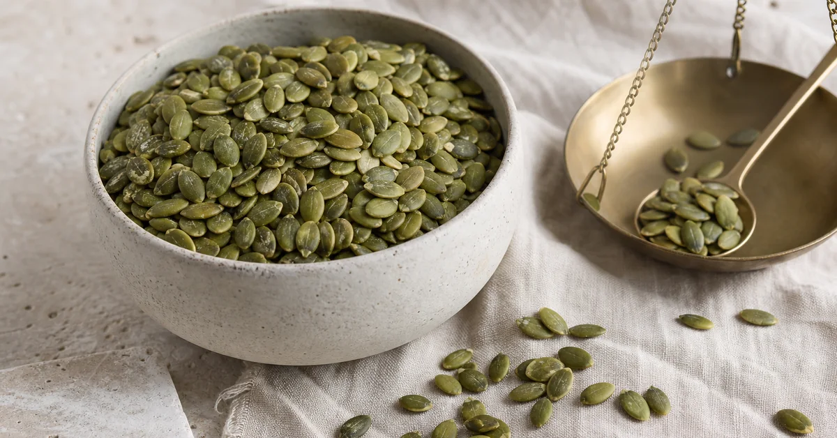 Kürbiskerne als Quelle für Zink und Magnesium
