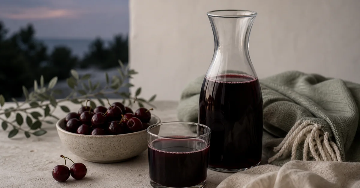 Sauerkirschsaft aus Montmorency-Kirschen